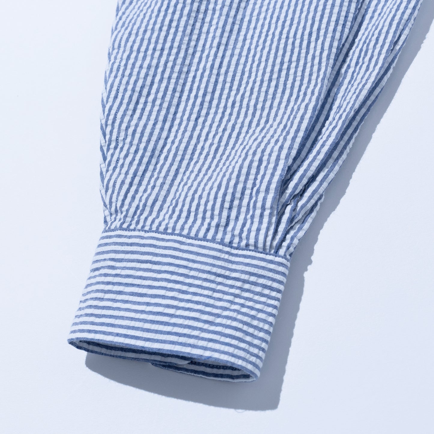 Navy Seersucker